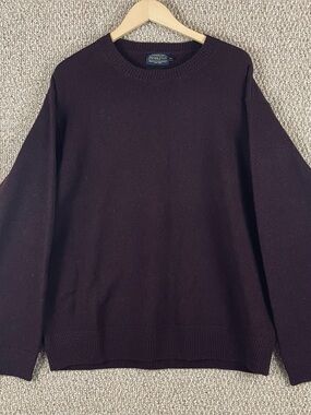 Pendleton Sweater Mens XXL Washable Wool Crew Neck Long Sleeve Pullover T478